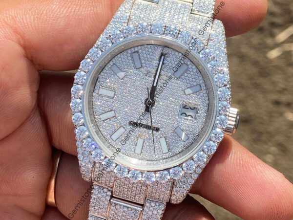 Rolex Iced Out Diamond Watch