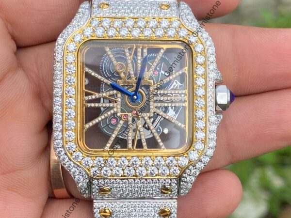 Two-Tone-Cartier-Diamond-Watch