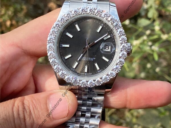 Men's Diamond Bezel Watch