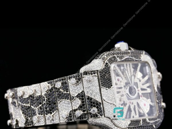 Black White Diamond Watch